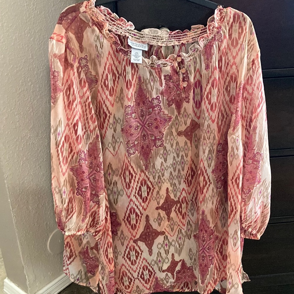 Multi color top from Catherine’s size 4x